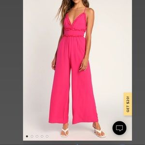Lulu’s hot pink jumpsuit! 💗💕